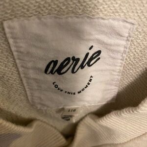 Aerie Cream Knit Top